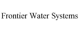 FRONTIER WATER SYSTEMS