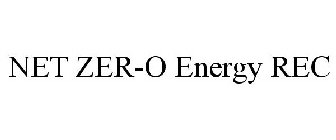 NET ZER-O ENERGY REC