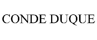 CONDE DUQUE