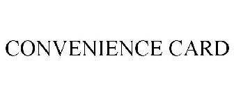 CONVENIENCE CARD