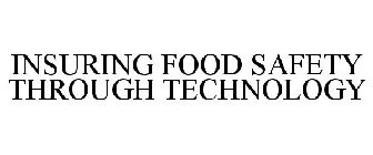 ENSURING FOOD SAFETY THROUGH TECHNOLOGY