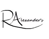 R. ALEXANDER'S