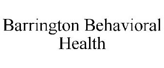 BARRINGTON BEHAVIORAL HEALTH