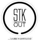 STK OUT ... A GIRL'S GOTTA EAT