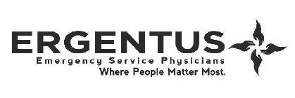 ERGENTUS EMERGENCY SERVICE PHYSICIANS WHERE PEOPLE MATTER MOST.