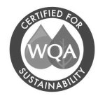 WQA CERTIFIED FOR SUSTAINABILITY
