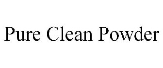 PURE CLEAN POWDER