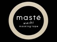 MASTE WASHI MASKING TAPE