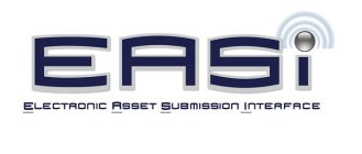 EASI ELECTRONIC ASSET SUBMISSION INTERFACE