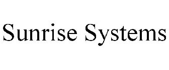 SUNRISE SYSTEMS
