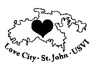 LOVE CITY · ST. JOHN · USVI