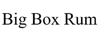 BIG BOX RUM