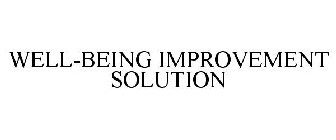 WELL-BEING IMPROVEMENT SOLUTION