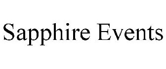 SAPPHIRE EVENTS