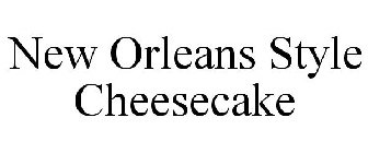 NEW ORLEANS STYLE CHEESECAKE