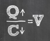 Q/C=V