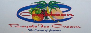 C CARIBBEAN ROYALE ICE CREAM. THE CREAM OF JAMAICA