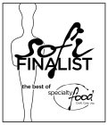 SOFI FINALIST THE BEST OF SPECIALTY FOOD CRAFT.CARE.JOY