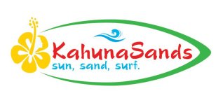 KAHUNA SANDS. SUN, SAND, SURF.