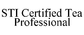 STI CERTIFIED TEA PROFESSIONAL