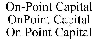 ON-POINT CAPITAL ONPOINT CAPITAL ON POINT CAPITAL