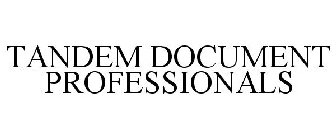 TANDEM DOCUMENT PROFESSIONALS