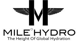 MH MILE° HYDRO THE HEIGHT OF GLOBAL HYDRATION