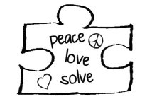 PEACE LOVE SOLVE