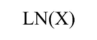 LN(X)