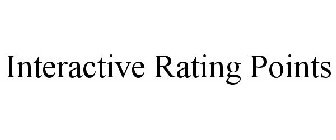 INTERACTIVE RATING POINTS