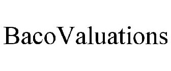 BACOVALUATIONS