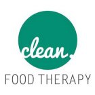 CLEAN. FOOD THERAPY