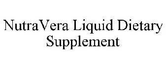 NUTRAVERA LIQUID DIETARY SUPPLEMENT