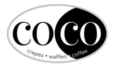 COCO CREPES · WAFFLES · COFFEE