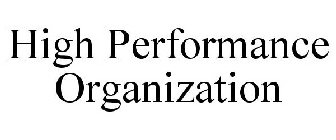 HIGH PERFORMANCE ORGANIZATION