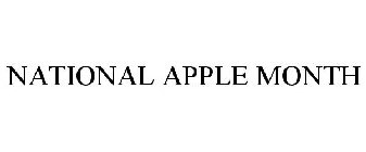 NATIONAL APPLE MONTH