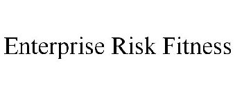 ENTERPRISE RISK FITNESS