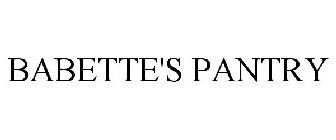 BABETTE'S PANTRY