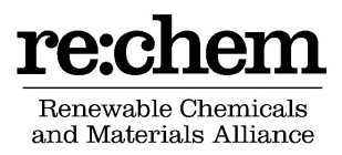 RE:CHEM RENEWABLE CHEMICALS AND MATERIALS ALLIANCE