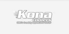 KONA COOLERS 100% FRESHLY SQUEEZED WATER