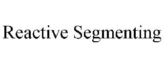 REACTIVE SEGMENTING