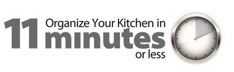 ORGANIZE YOUR KITCHEN IN 11 MINUTES OR LESS