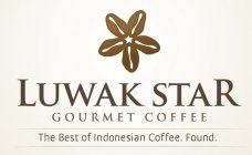 LUWAK STAR GOURMET COFFEE THE BEST OF INDONESIAN COFFEE. FOUND.
