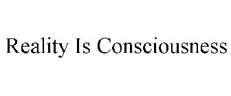 REALITY IS CONSCIOUSNESS