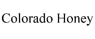 COLORADO HONEY