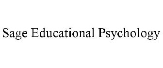 SAGE EDUCATIONAL PSYCHOLOGY