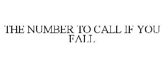 THE NUMBER TO CALL IF YOU FALL