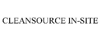 CLEANSOURCE IN-SITE