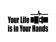 YOUR LIFE IS IN YOUR HANDS