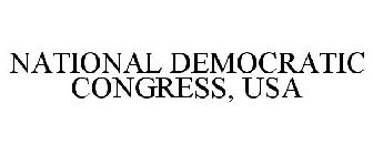 NATIONAL DEMOCRATIC CONGRESS, USA
